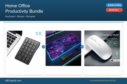 Home Office Productivity Bundle - Tech accessories bundle deal at ABCognify.com