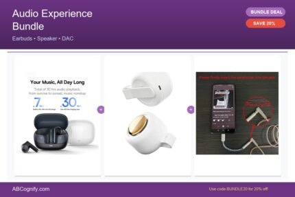 Audio Experience Bundle - Tech accessories bundle deal at ABCognify.com