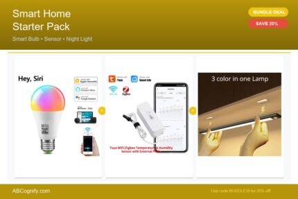 Smart Home Starter Pack - Tech accessories bundle deal at ABCognify.com