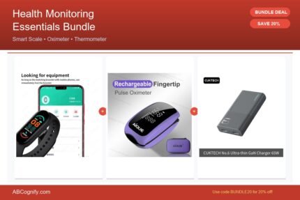 Health Monitoring Essentials Bundle - Tech accessories bundle deal at ABCognify.com